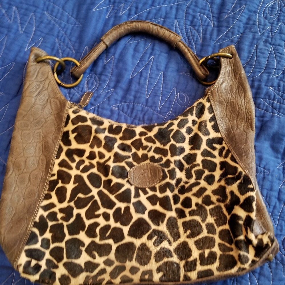 Terrida Designer Pony Hair Shoulder Bag